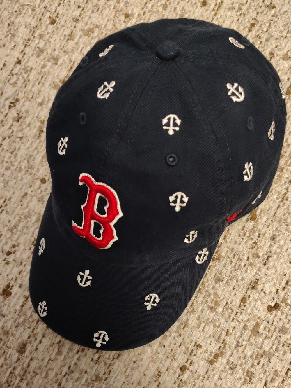 Genuine Merchandise Navy Blue Boston Red Sox  , Fenway Park Sailor'sAnchor Cap